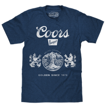 Load image into Gallery viewer, Coors Banquet Golden Since 1873 T-Shirt - Navy Blue