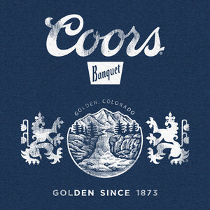 Coors Banquet Golden Since 1873 T-Shirt - Navy Blue