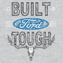 Load image into Gallery viewer, Built Ford Tough Skull T-Shirt - Gray