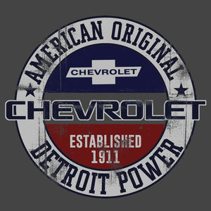 Chevrolet Detroit Power 1911 T-Shirt - Charcoal Gray