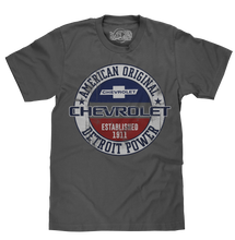 Load image into Gallery viewer, Chevrolet Detroit Power 1911 T-Shirt - Charcoal Gray