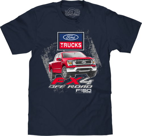 Ford F-150 FX4 Truck T-Shirt - Navy Blue